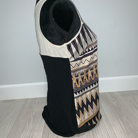 A.N.A satin multicolored tank top size PM - Picture 3 of 5